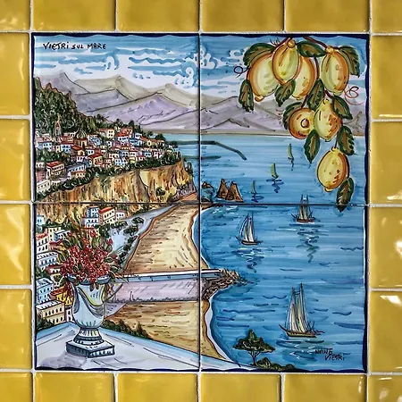 La Terrazza Sul Blu -vista Mare- 公寓 Vietri